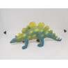 Dinosaurio en goma gran tamaño. Estegosaurio en goma.