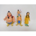 Tres figuras articuladas de indios Disney. Trigilla Peter Pan.