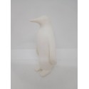 Pinguino blanco en plástico muy decorativo
