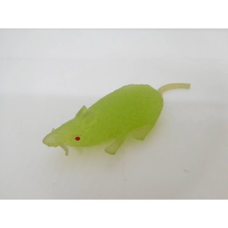 Rata amarilla fosforito en goma blanda