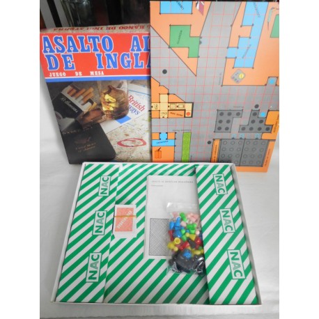 Juego de mesa Asalto al Banco de Inglaterra. NAC. Años 70. Muy buen estado.