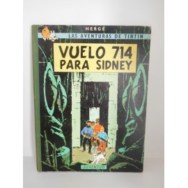 Tebeo Comic Tintín Vuelo 714 para Sidney. Primera edición 1969. Ed. Juventud.