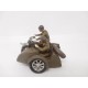 Figuras soldados españoles ejercito de Tierra, en moto y en sidecar. Teixido Años 50. Ref 1