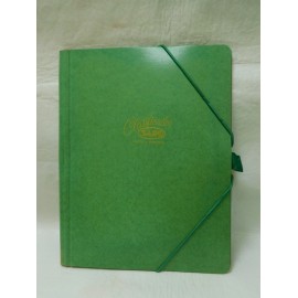 M69 magnifica carpeta clasificadora Saro años 70. Modelo 10 pequeño.. En color verde. Nueva