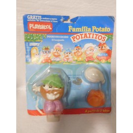 Familia Potato Los Potatitos de Playskool. Potatito Cocido, el Benjamin. Años 80.