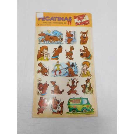 Pegatinas editorial Roma Hanna Barbera años 80. Scooby Doo. Número 9. Año 1985.