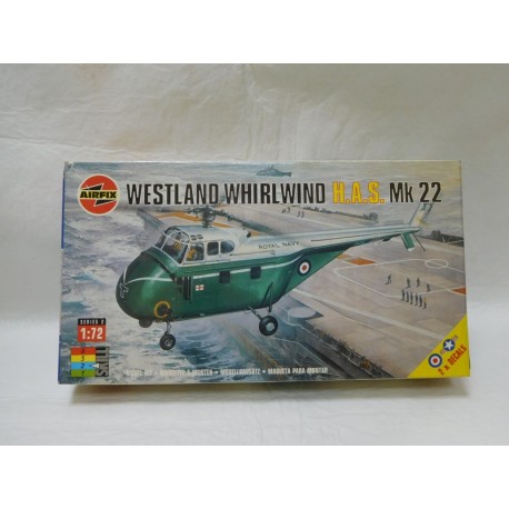 Maqueta antigua de Airfix Westland whirlwind has mk 22.