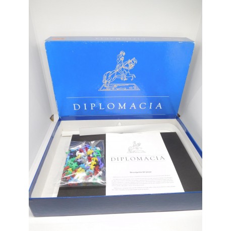 Juego Diplomacia estrategia. Joc Internacional Avalon Hill 1993. Versión azul, primera edición.