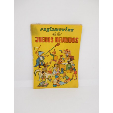 Reglamento. Instrucciones Juegos Reunidos años 50-60.