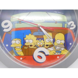 Reloj de pared de los Simpson. Original. Funcionando. 2002.