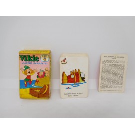 Baraja de cartas ed. Recreativas. El juego infantil Vikie Vickie. Años 70.