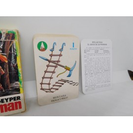 Baraja de cartas ed. Recreativas. El juego de Geyperman. Años 70.
