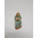 Figura Belén en barro. Cacharrería Murciana. Siglo XIX. Una joya.