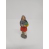 Figura Belén en barro. Cacharrería Murciana. Siglo XIX. Una joya.