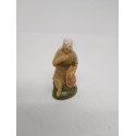Figura Belén en barro. Cacharrería Murciana. Siglo XIX. Una joya.