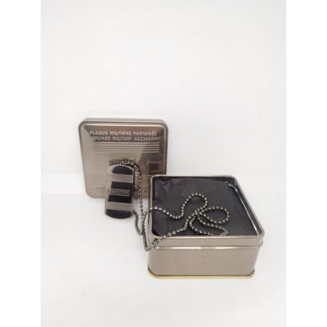 Placa militar perfumada. Le Male. Jean Paul Gaultier.