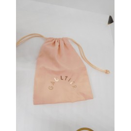 Bolsita saco de Jean Paul Gaultier en rosa para flores secas o para introducir regalo.