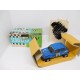 Coche Scalextric Exin años 80 en caja Renault R5 Copa en azul.