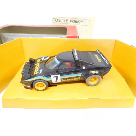 Coche Scalextric Exin años 80 en caja Lancia S Le Point. Ref 4065.