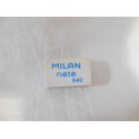 Goma de borrar pequeña años 70. Milan 460 nata. Sin usar.