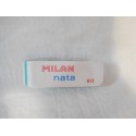 Goma de borrar pequeña años 70. Milan nata 612 linea verde. Sin usar.