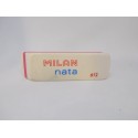 Goma de borrar pequeña años 70. Milan nata 612 linea rosa. Sin usar.