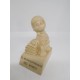 Figura en resina, cerámica o similar del Mejor Estudiante del Mundo. Años 80.