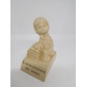 Figura en resina, cerámica o similar del Mejor Estudiante del Mundo. Años 80.