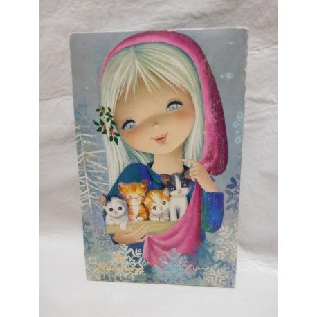 Preciosa caja de cartón años 70. Chocolate El Gorriaga. Irún.