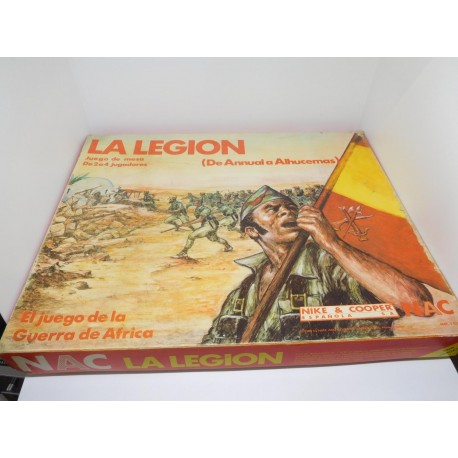 Juego de mesa La Legión de NAC, de Annual a Alhucemas. Juego histórico.