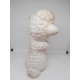 Figura de goma de oveja con ovejita en brazos. Juguetes Majuba. Años 60-70
