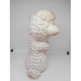 Figura de goma de oveja con ovejita en brazos. Juguetes Majuba. Años 60-70