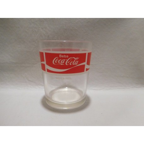 Vaso publicidad Cocacola años 80.
