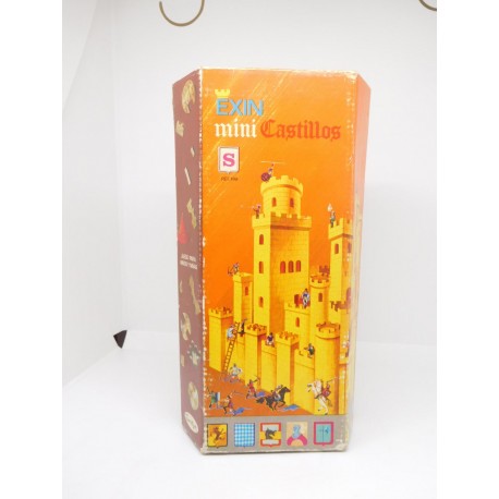 Exin Castillos en caja naranja modelo S. Todo original Exin. No reproducciones. Completo.