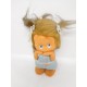 Simpática muñeca de fieltro vestida para irse a dormir. Años 60-70