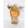 Simpática muñeca de fieltro vestida para irse a dormir. Años 60-70