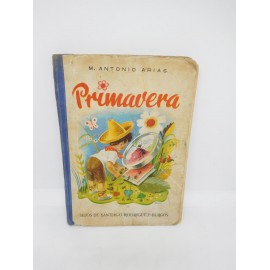 Libro lectura Primavera. Hijos de Santiago Rodriguez. Burgos. Año 1962.
