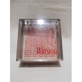 Tabaquera caja de tabaco en metacrilato de tabaco Winston