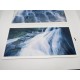 Colección de tres fotografías sobre el agua. Issey Miyake. Comentadas en inglés y francés