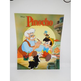 Bonita Lámina Poster para enmarcar original años 90. Ed. Beascoa. 1993. Disney. Pinocho. 