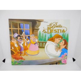 Bonita Lámina Poster para enmarcar original años 90. Ed. Beascoa. 1993. Disney. La Bella y la Bestia 2. 