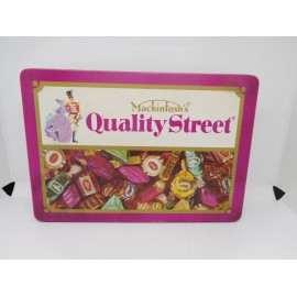 Antigua lata años 70 de Mackintosh's Quality Street. England. Chocolates y Toffees.