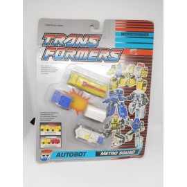Transformers Microcombiner micro combiner Autobot Metro Squad. Original años 90.