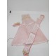 Vestido conjunto Puesta de Largo de Nancy con estola y bolso. Original años 70