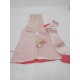 Vestido conjunto Puesta de Largo de Nancy con estola y bolso. Original años 70