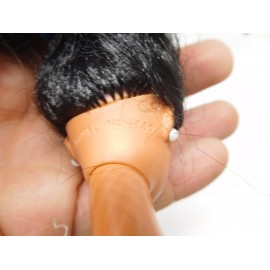 Mu&ntilde;eca Barbie morena a&ntilde;os 80 . Mattel Malasia Malaysia. Rareza. Ref 11