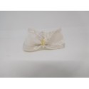 Complemento Barbie top corpiño blanco y plata. Original