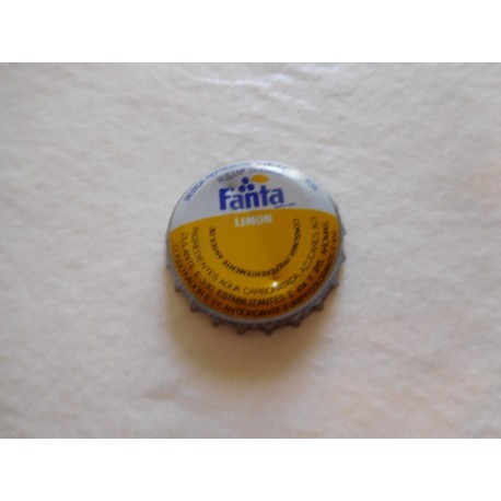 Antigua chapa Fanta limón años 80