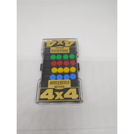Juego de bolsillo Geyper 4x4 años 80. Bien conservado.