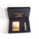 Curiosa y original baraja de cartas y dados en dorado y negro obsequio de Davidoff
